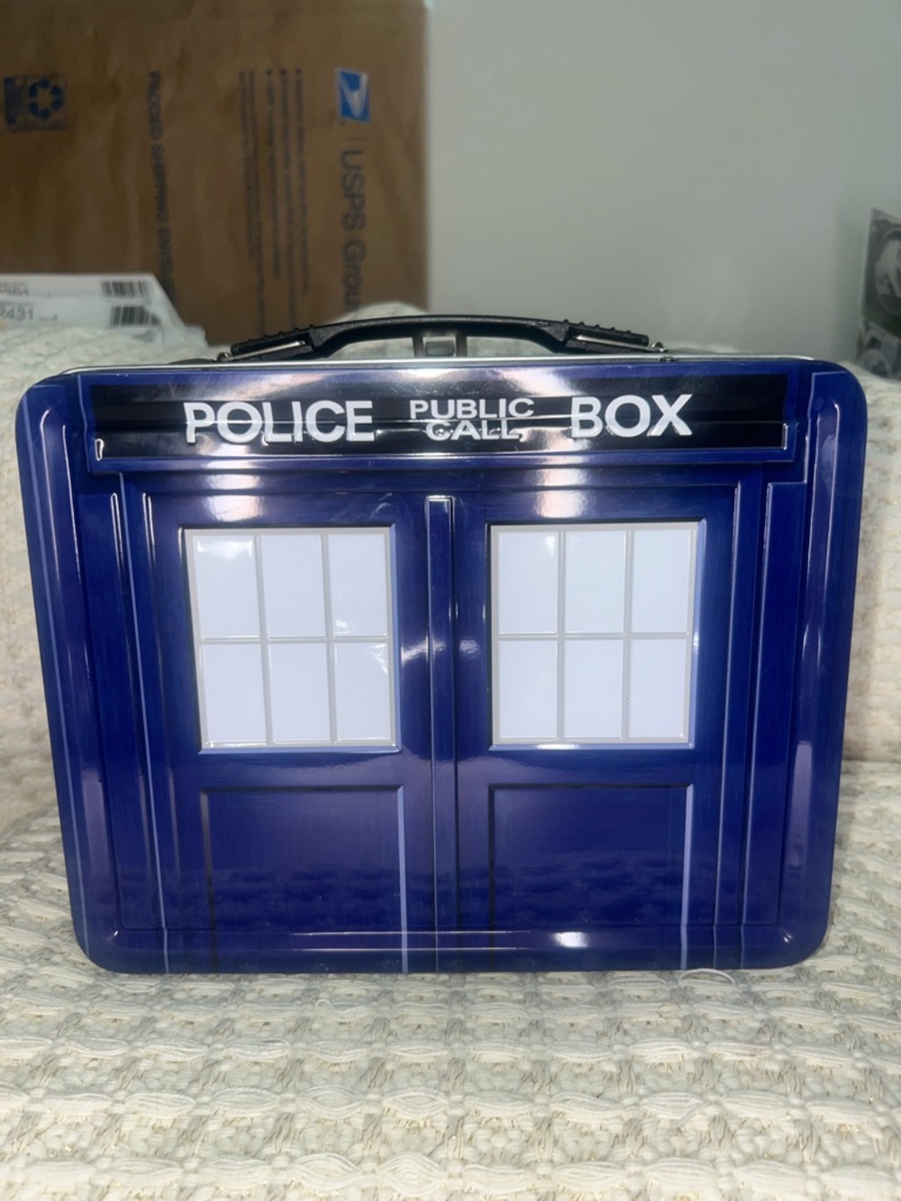Doctor Who Limited Edition TARDIS Tin Tote Lunch Box Collectors DEADSTOCK RARE - Picture 6 of 10